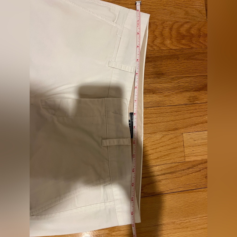 Vince Mid-rise White Women’s Pant — Size 8 - Picture 6 of 7